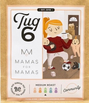 One of three Tug 6 coffee blends in the Mamas for Mamas line.
