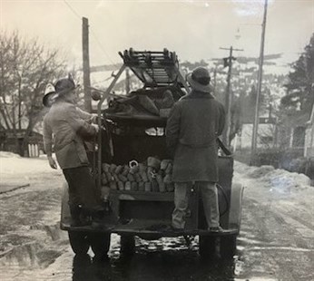 Being a Kamloops fire fighter in sub-zero temperatures had its challenges and still does today. 