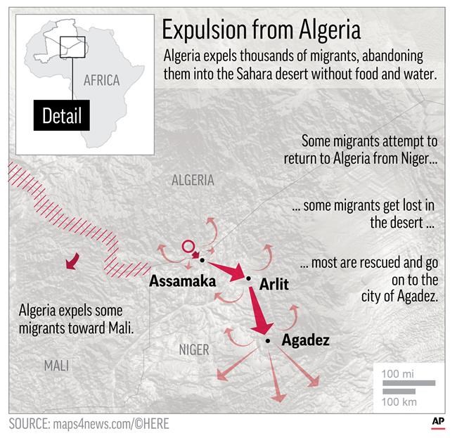 Algeria Expels Thousands Of Migrants In Forced Sahara March Infonews Thompson Okanagans