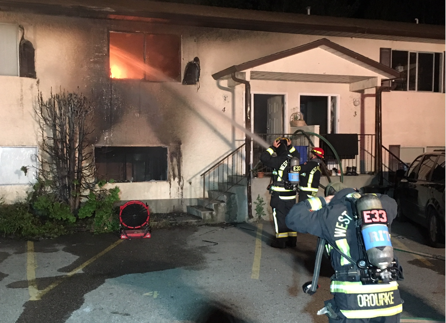 Four families evacuated after West Kelowna fire | iNFOnews | Thompson ...