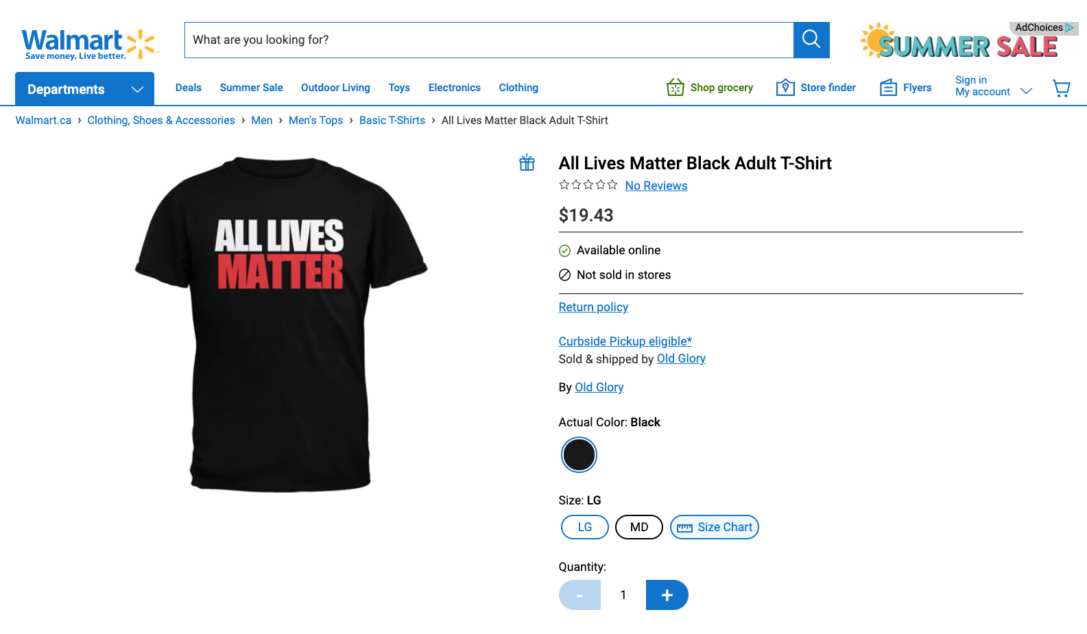 T me glitches walmart канада. Футболка Walmart. Надпись Blue Lives matter. White Lives matter футболка. All Lives matter веган.