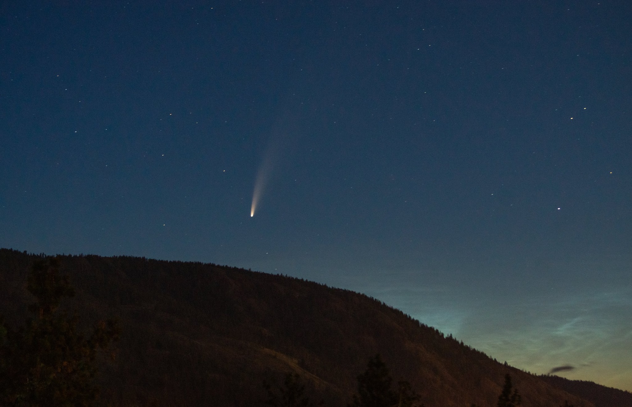 West Kelowna resident captures images of bright comet in early morning ...